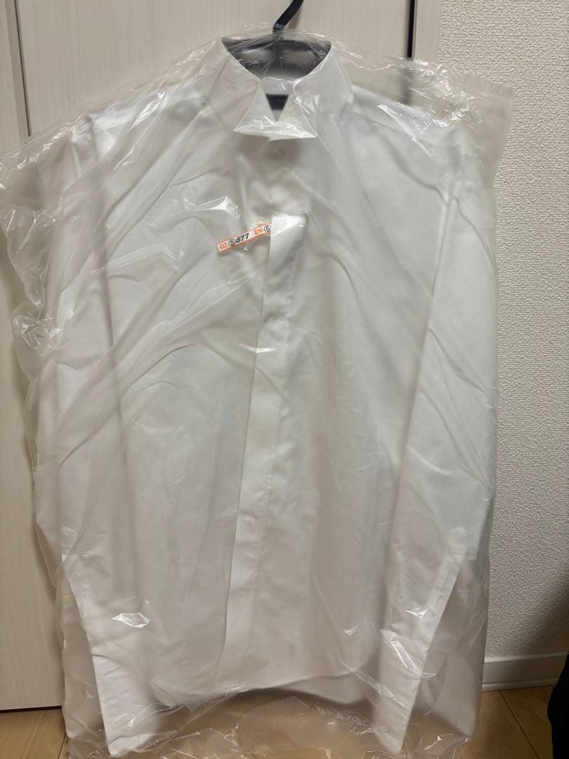 トリートドレッシング 新郎 シャツ カフス チーフ 蝶ネクタイ 4点セット M