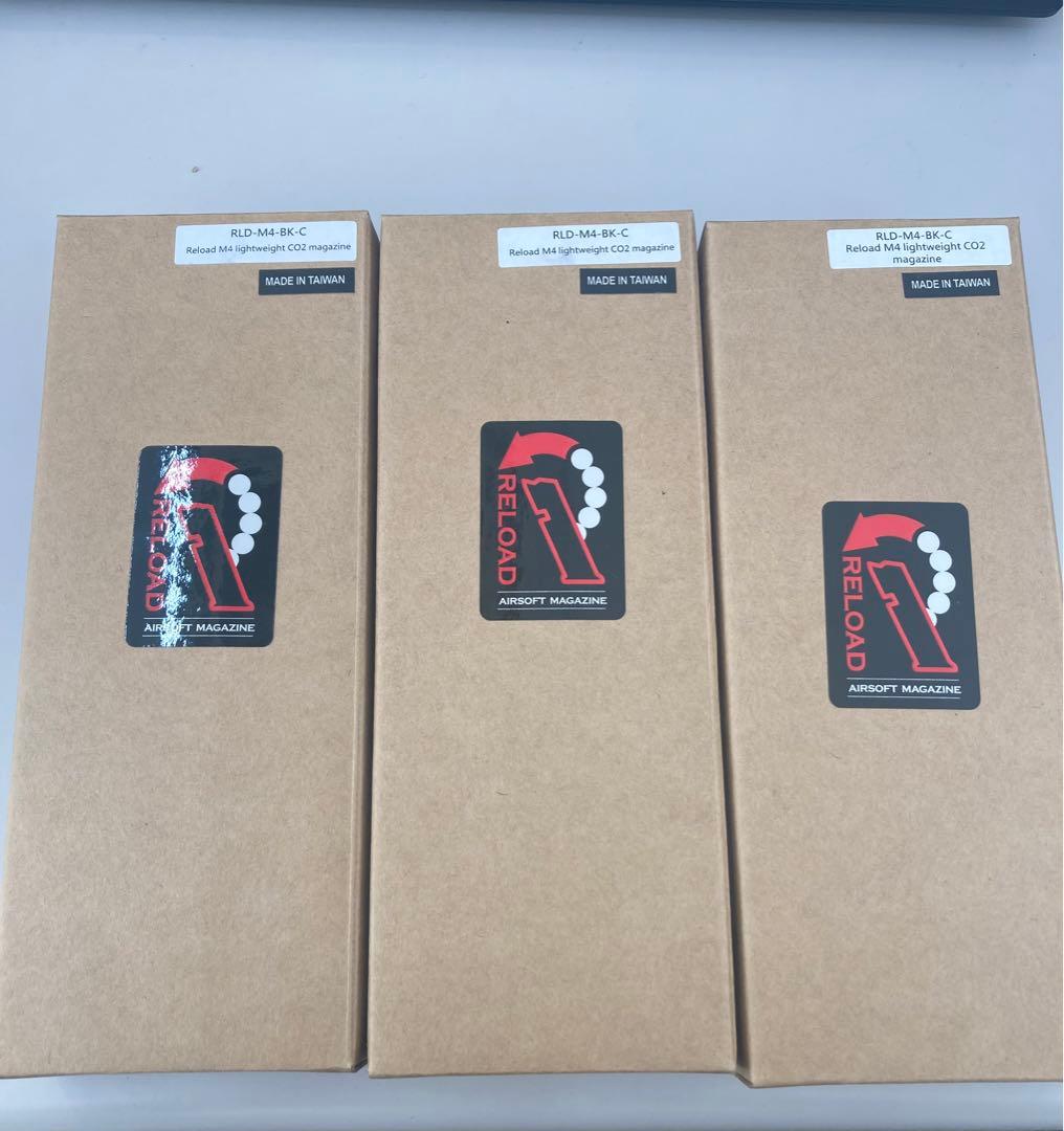 Reload VFC M4/HK416 GBB V3用 軽量Co2マガジン　3本