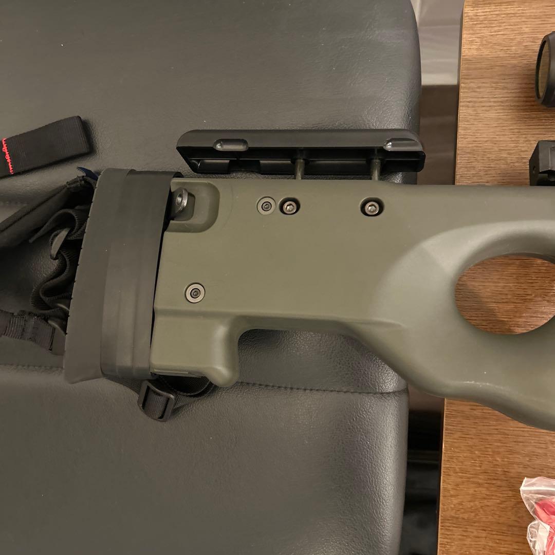 【美品】東京マルイNo7 L96AWS ODボルトアクションエアライフル