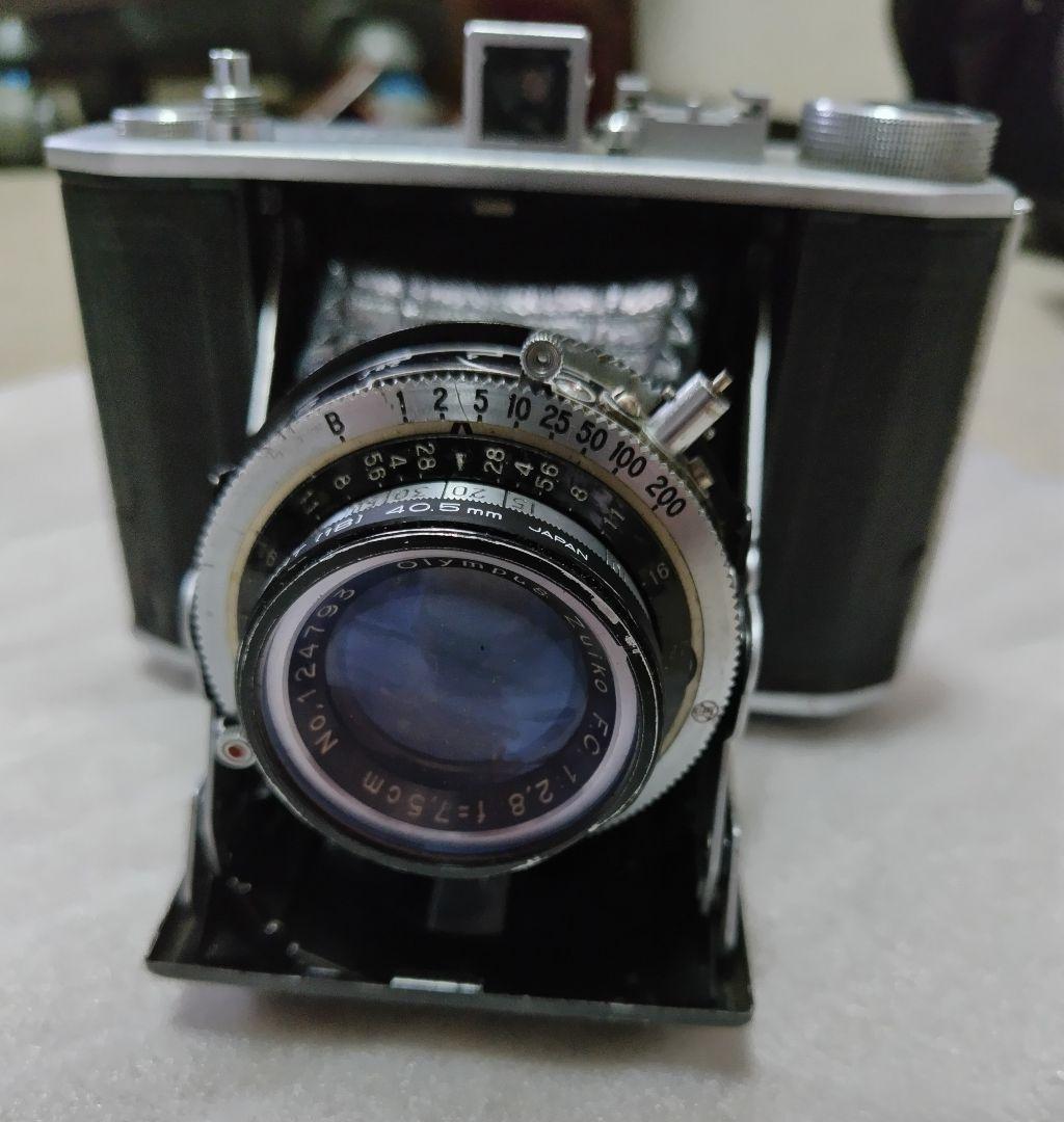 olympus six 　蛇腹カメラ　olympus oic