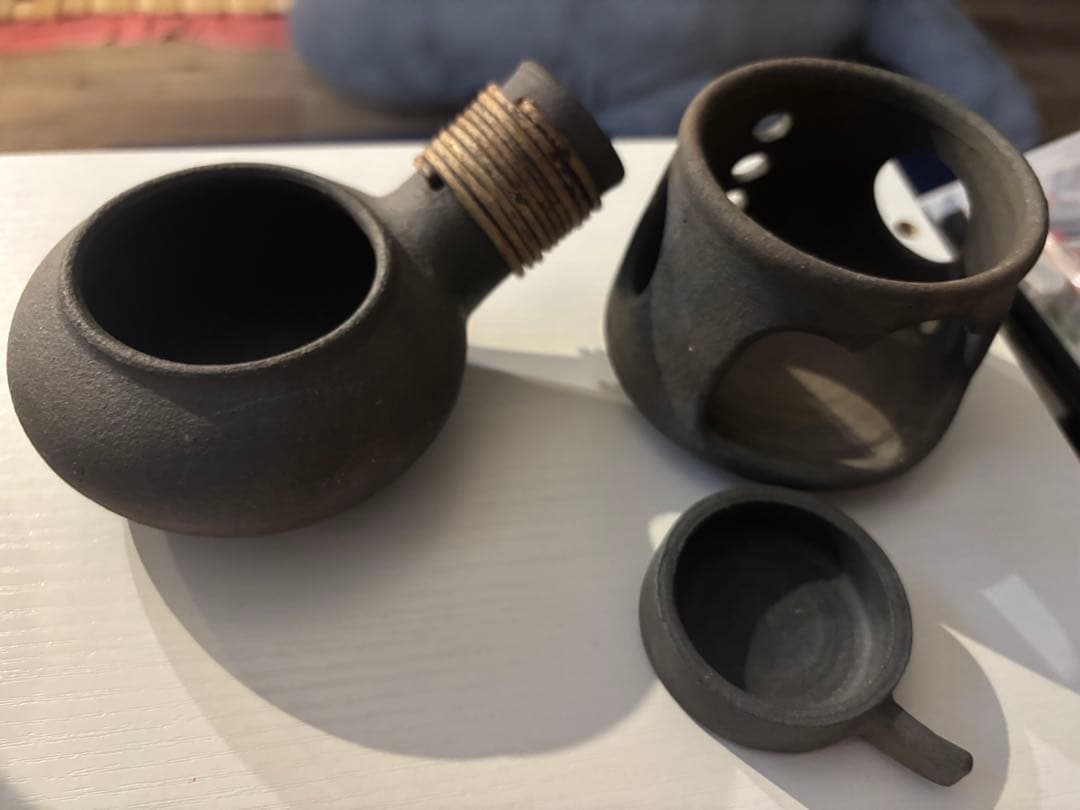 山崎さおり　茶香炉　ミニ焙烙　作家物　茶道具