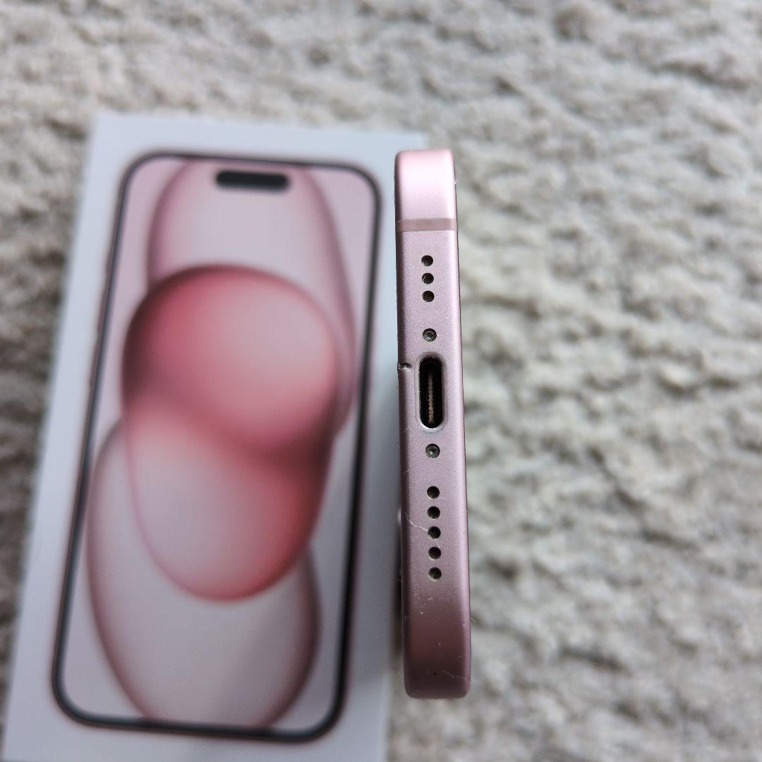 値下☆Apple iPhone 15 ピンク 256GB 本体 箱あり