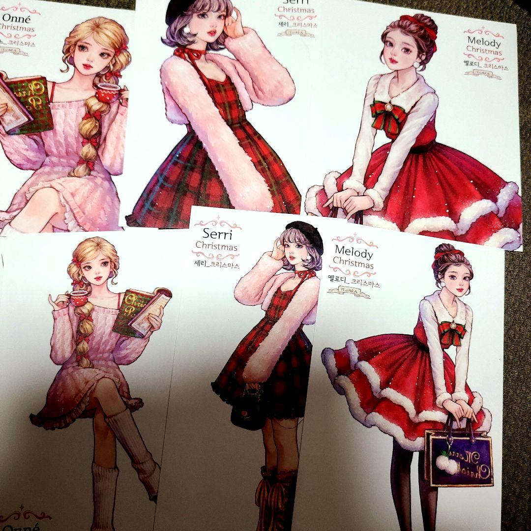 hwara様 ♡ Xmas girls 25´ 10枚 匿名発送