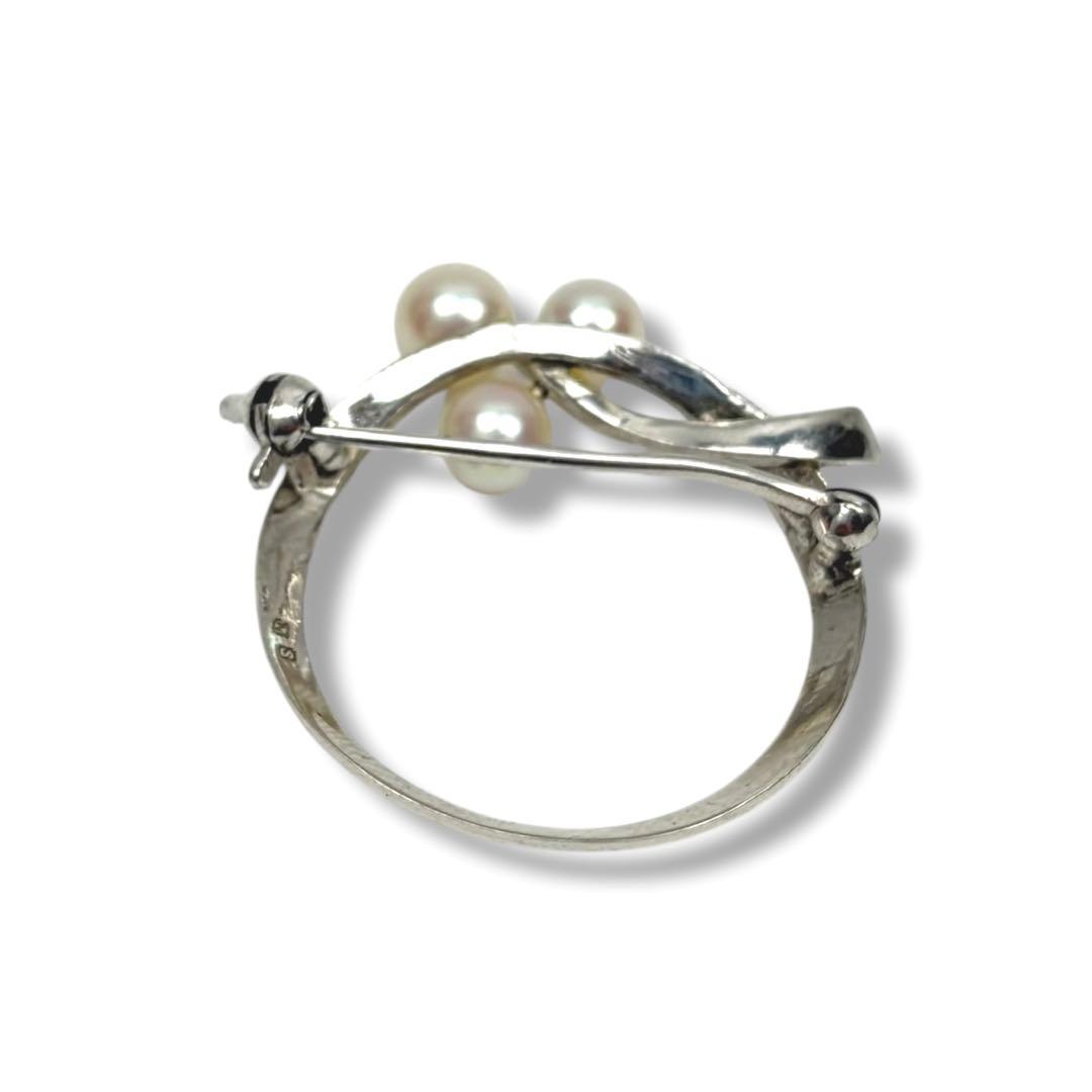 マーキス 　　　MIKIMOTO ミキモト パール 真珠 ブローチ