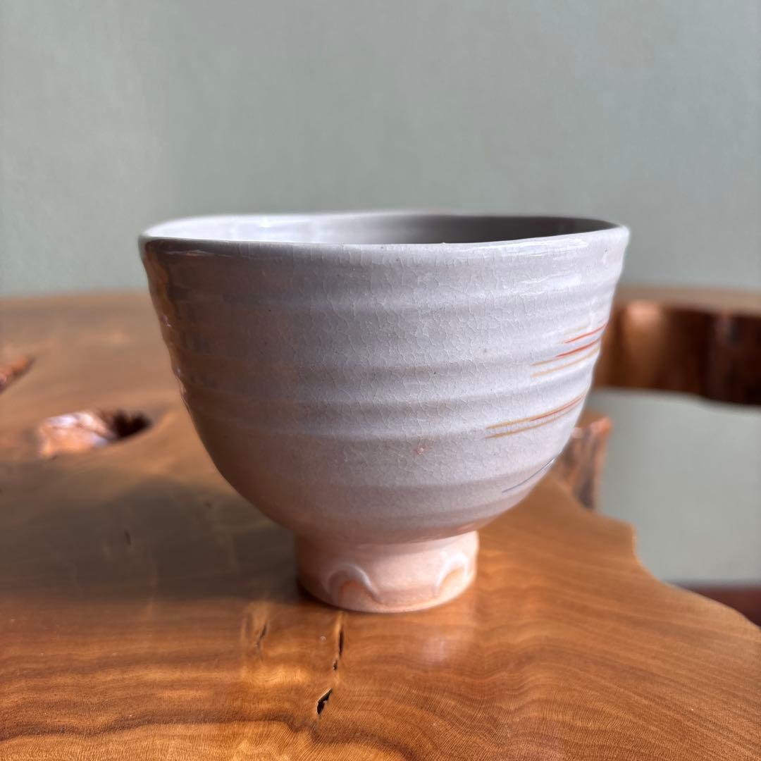 中村秋峰造 「乾山写 蓬莱紋」京焼 抹茶碗 茶道具 共箱(150)