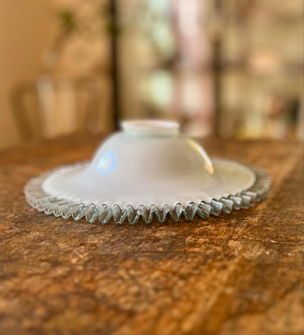 大正ロマン　和ガラス　電笠　青　アンティーク　灯り　照明　古民家　古道具