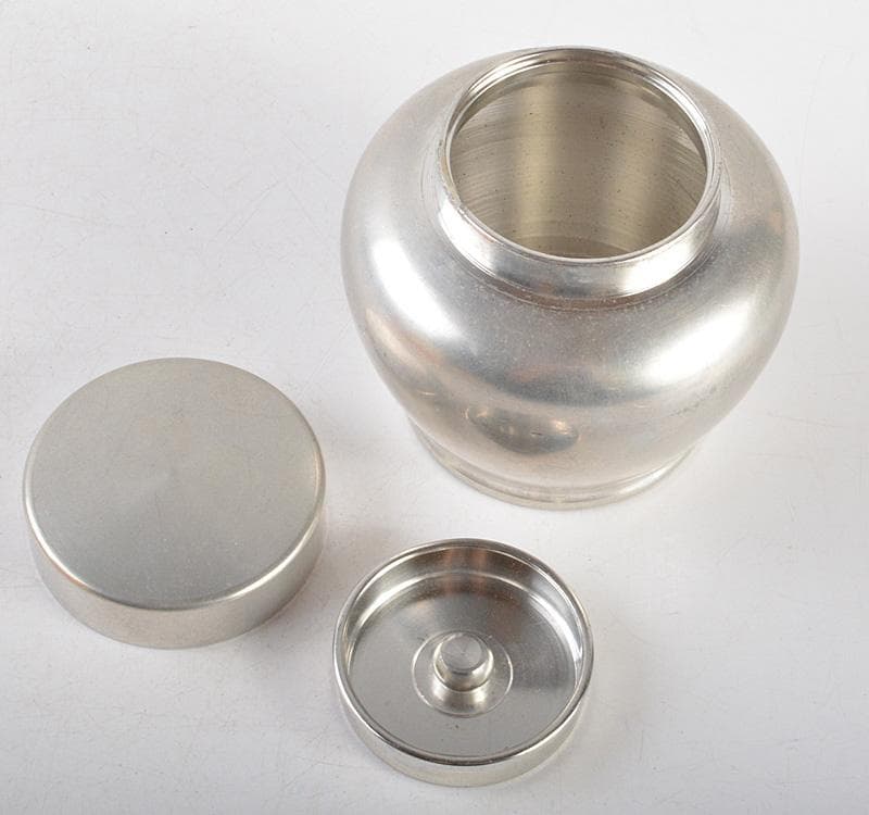 煎茶道具　古錫　乾茂號造　茶壷　茶心壷　約247g　M　R5179