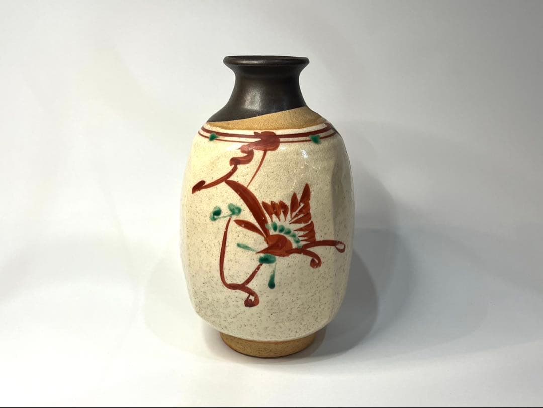 【人間国宝】藤本能堂 赤絵 花瓶