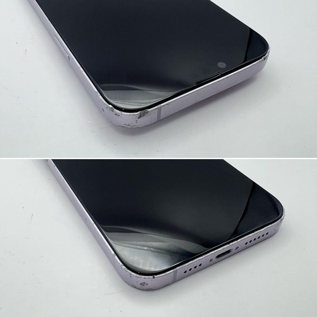 電池新品 iphone 14plus 256GB パープル SIMフリー 完動品