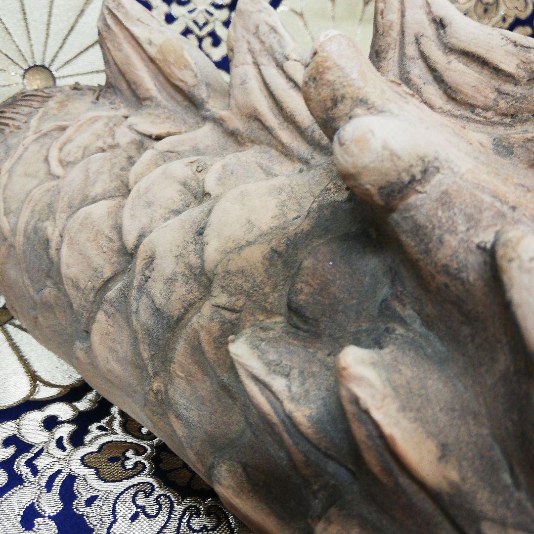 江戸時代極稀少レア博物館級超絶技巧古寺仏教美術龍之口手練陶器時代物コレクション