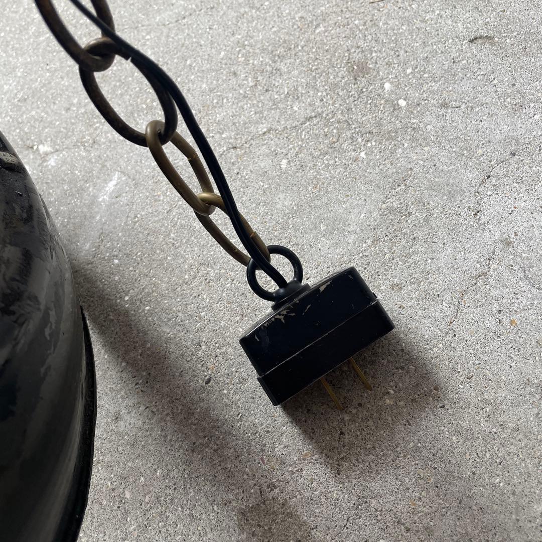 【依頼により値下げ中】ビンテージ インダストリアル ペンダントランプ