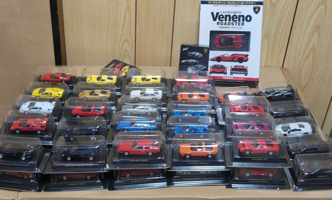 P*E様 京商 1/64 サークルKサンクス ランボルギーニ ミニカー 55台セ
