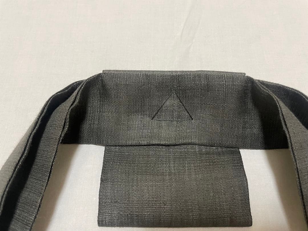 生平麻（薄め）チャコールグレイ　臨済宗　1尺絡子