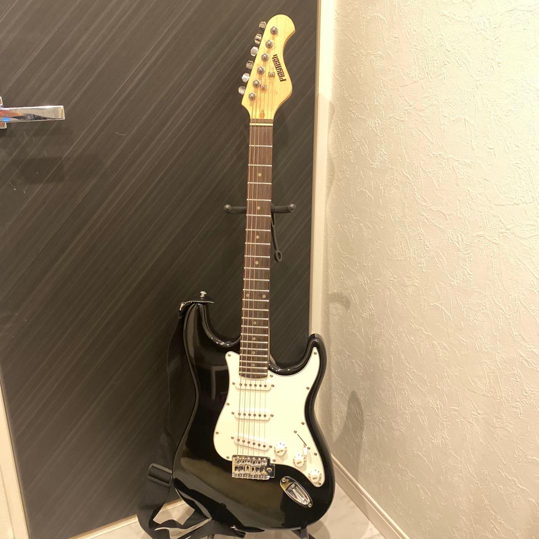 【美品　動作品】Play Tech プレイテック　エレキギター　ブラック