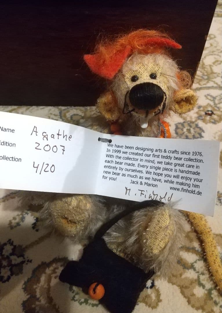 海外作家 アーティスト テディベア アーティストベア ネズミ