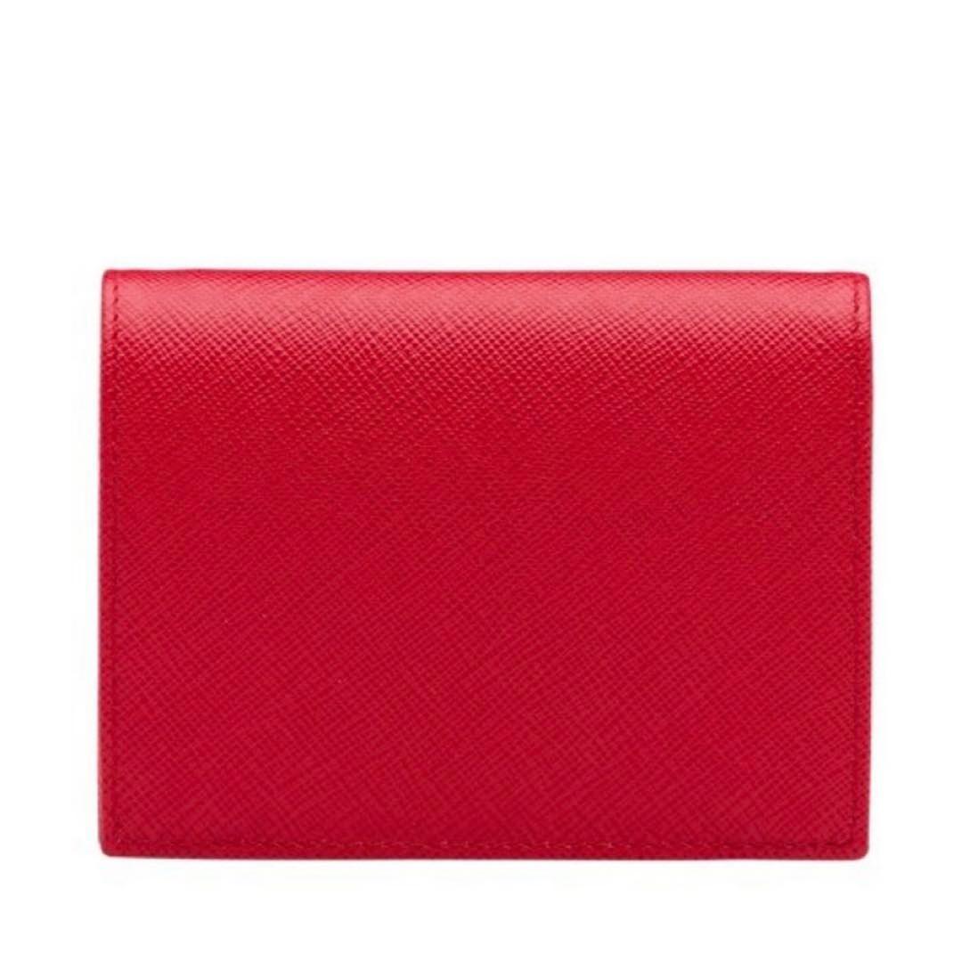 PRADA サフィアーノレザー 財布　赤