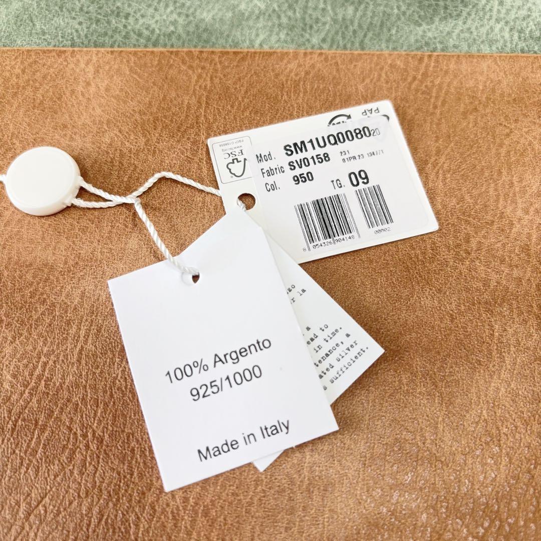 ラスト１【新品】メゾン マルジェラ 指輪 ロゴ シルバーリング ゴールド 09