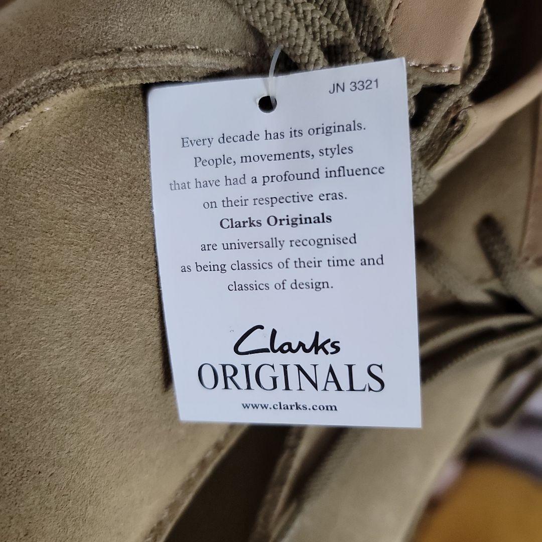 未使用タグ付きクラークスレッドランドClarksワラビースエード8M26.0CM