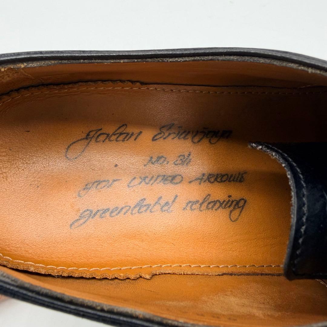 ジャランスリウァヤ ストレートチップ 26.5cm ブラック 内羽根 革靴