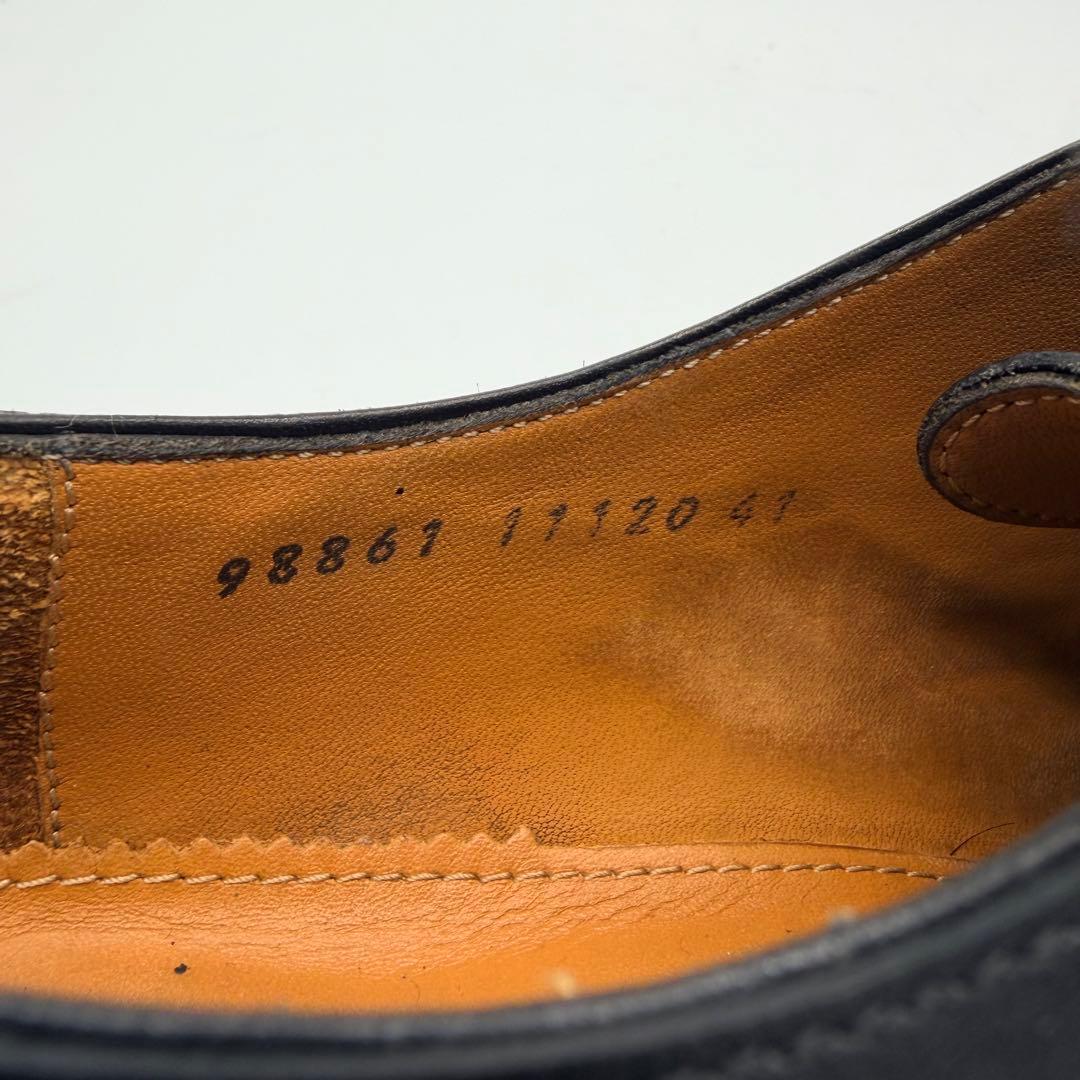 ジャランスリウァヤ ストレートチップ 26.5cm ブラック 内羽根 革靴