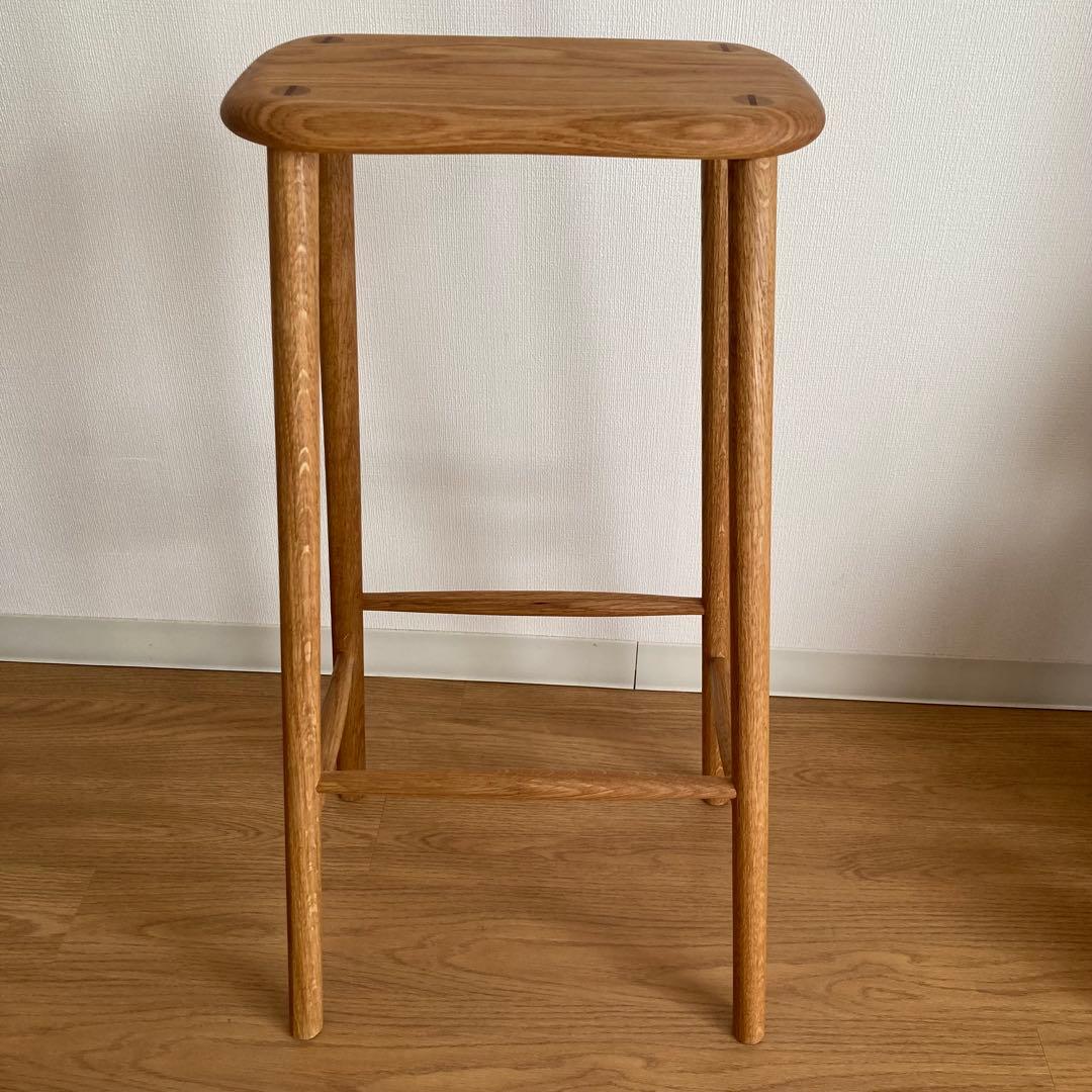 ハイスツール　木製　ハンドメイド