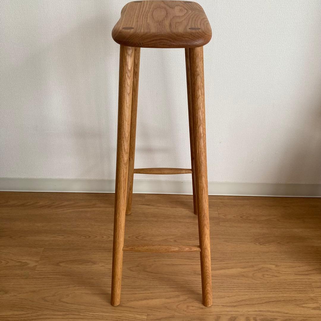 ハイスツール　木製　ハンドメイド