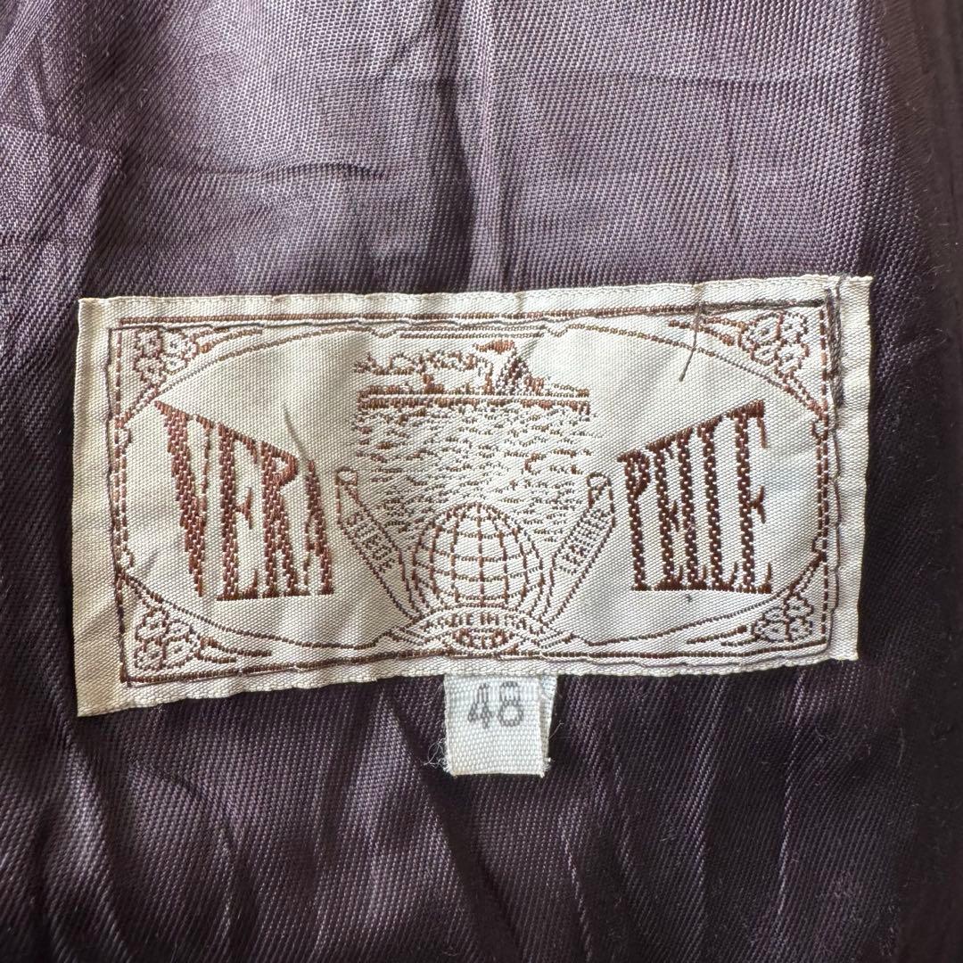 〖今見てる人だけ価格‼️〗90s レザージャケット 本革 ブラック 短丈