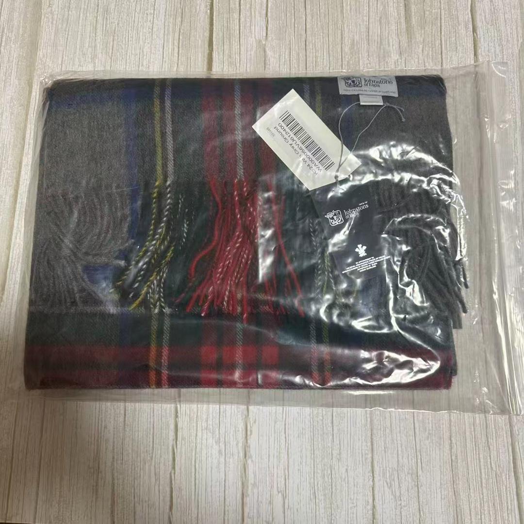 も*み様 JOHNSTONS ジョンストンズ　大判 マフラー グレースチュワート