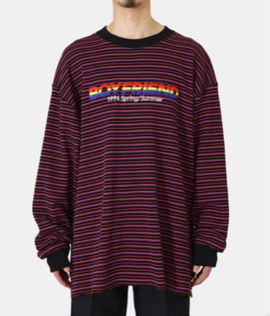 DAIRIKU ダイリク 22SS 刺繍ボーダーロンT