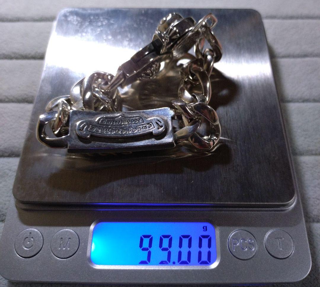 silver 925 メンズ ダガーブレスレット 剣 重厚 22cm 刻印有り