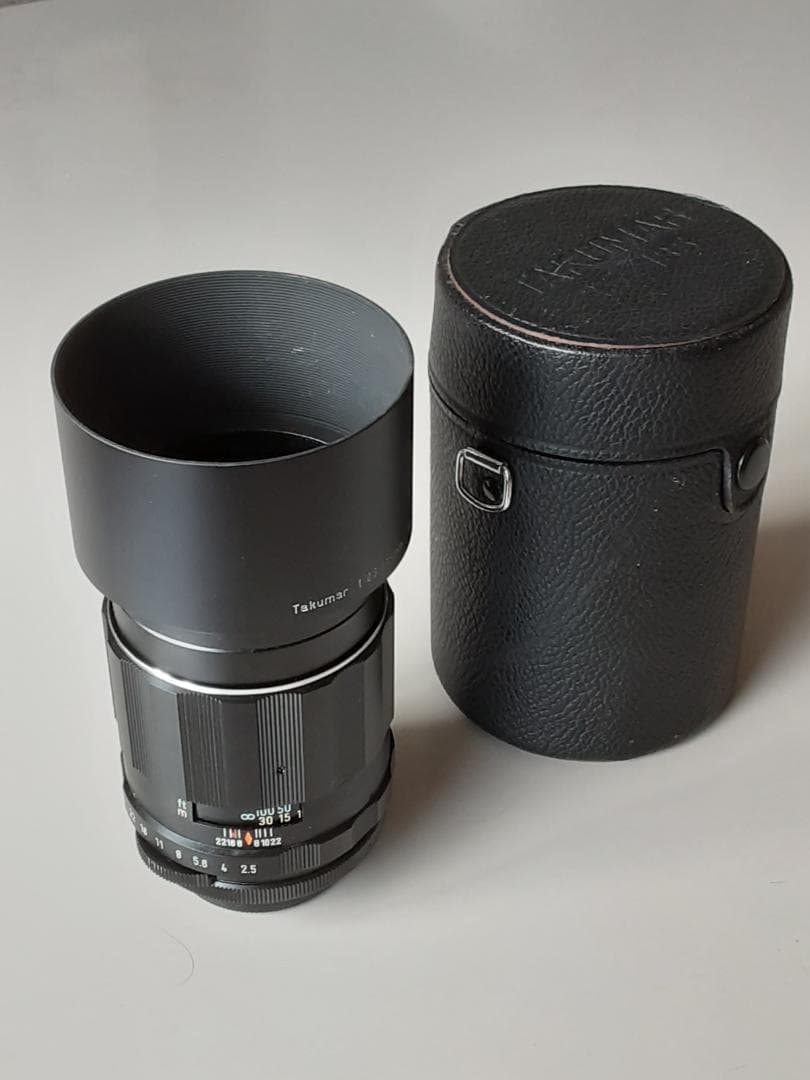 ペンタックス　スーパータクマー 135mm F2.5　専用フード・ケース付