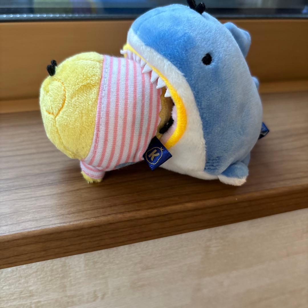 リラックマ　キイロイトリ　てのりぬいぐるみセット　キイロイトリムービー　子分サメ