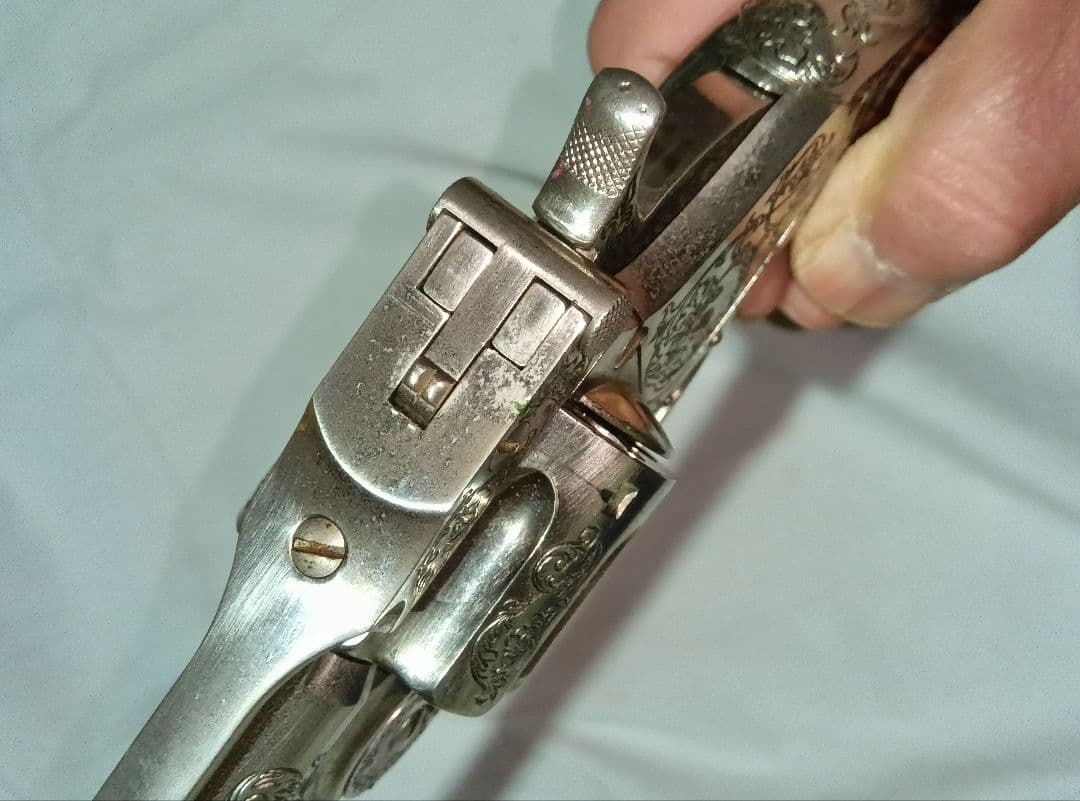 エングレービング装飾 リボルバー　フランクリンミント　ワイアットアープ　44