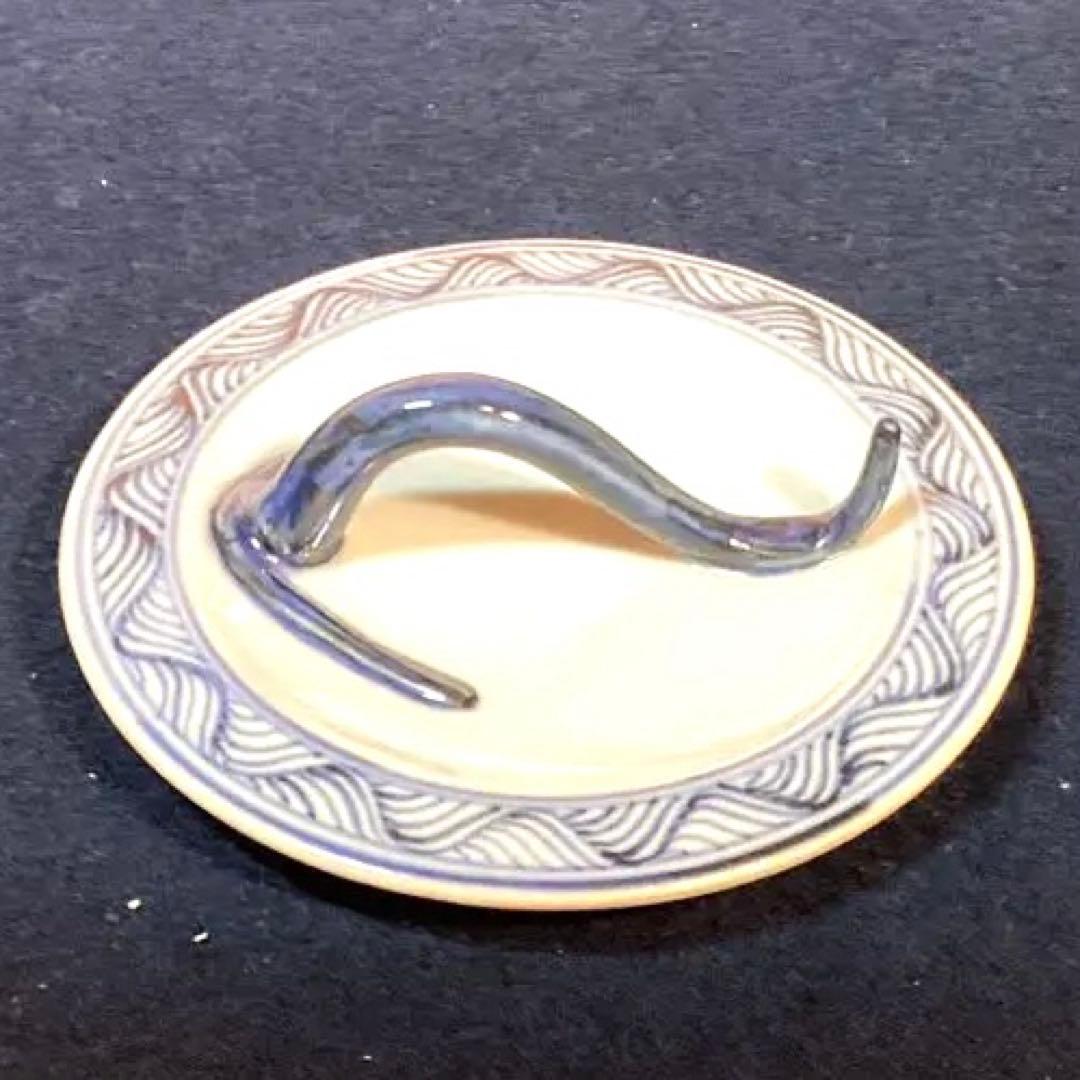 膳所陽炎園作　染付近江八景絵芋頭水指