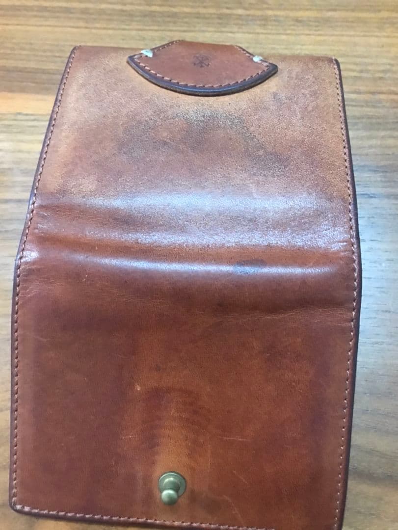 アーツアンドサイエンス　JABARA NI WALLET キャメル　牛革　財布