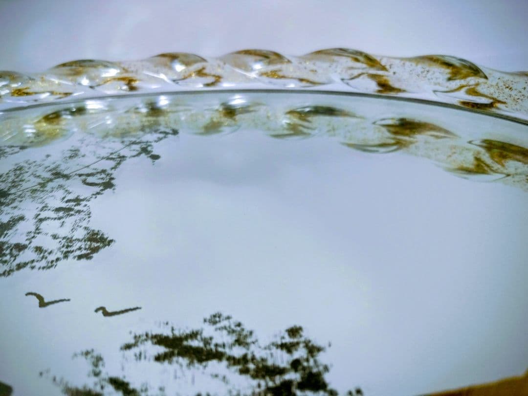 イタリアムラーノ•ベネチアングラスミラートレイ＆ベネチアングラス*水差しセット！