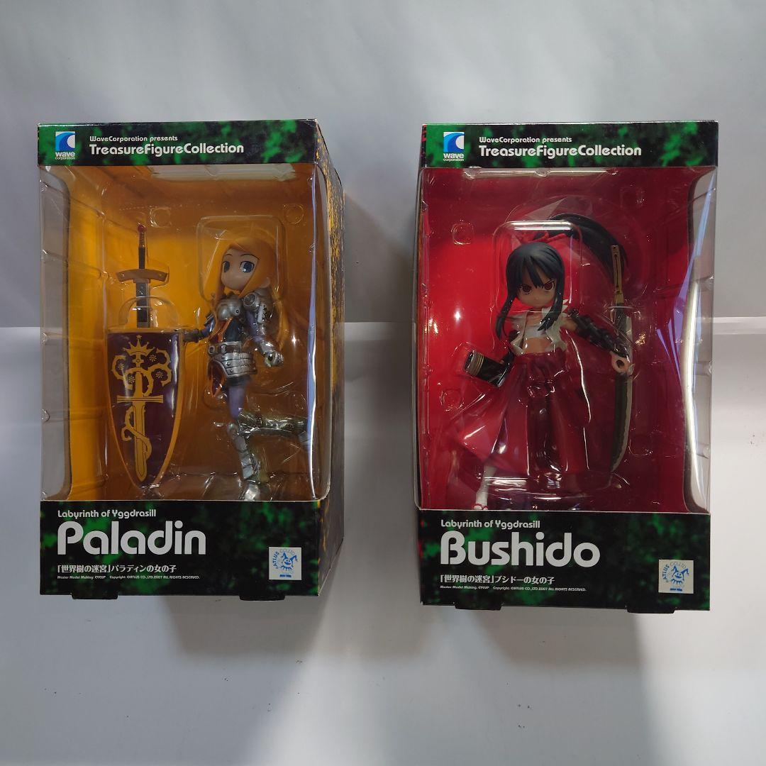 世界樹の迷宮 フィギュア パラディンの女の子 ブシドーの女の子 ★未開封新品★