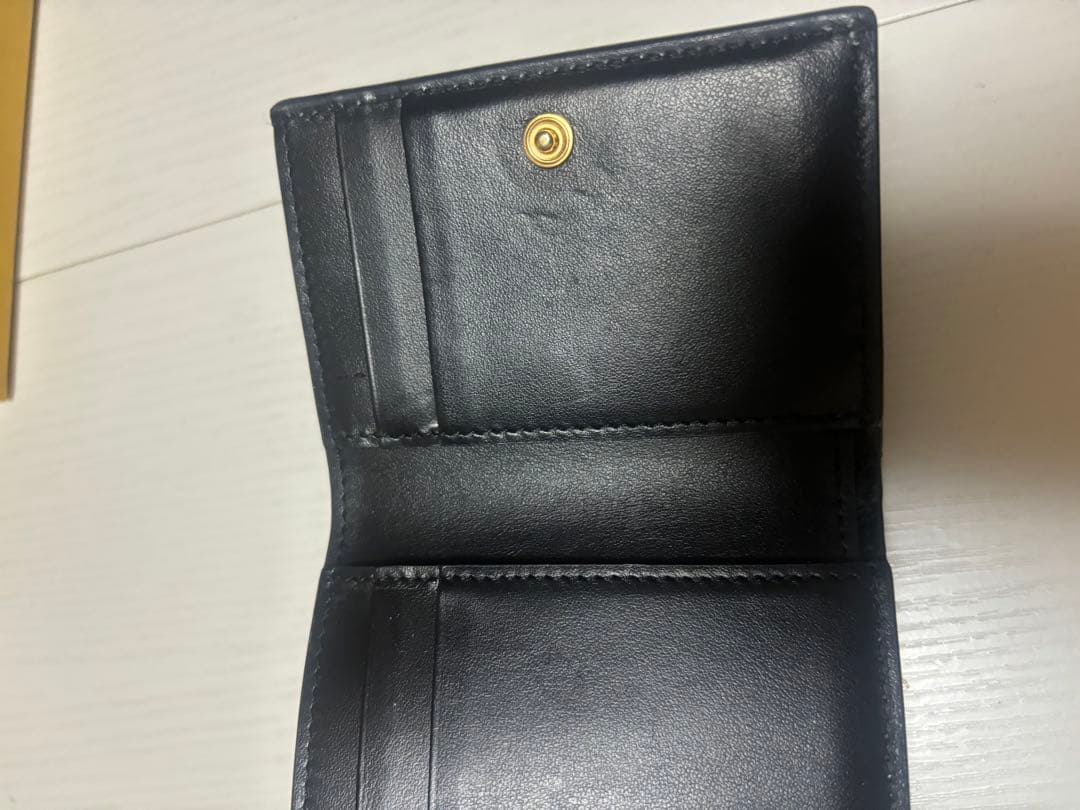 【国内正規品】FENDI ブラックレザー ミニ財布