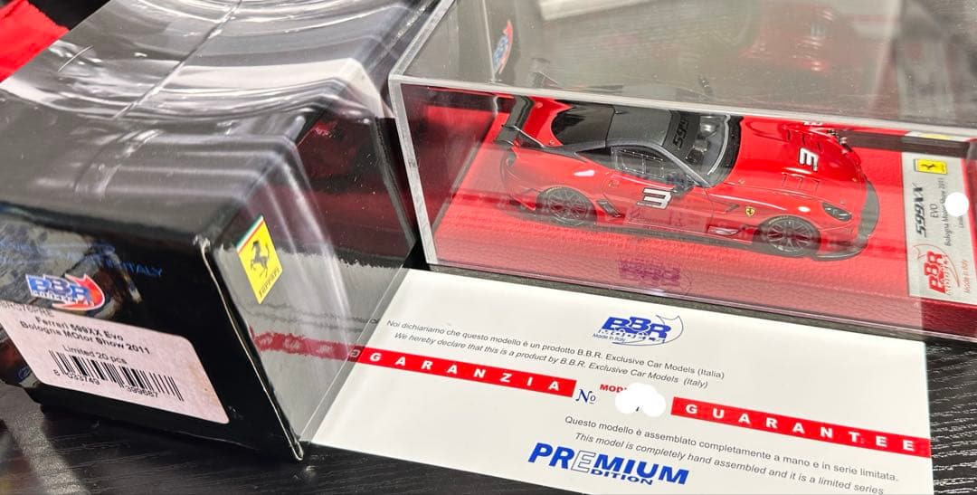 bbr フェラーリFerrari 599XX 1/43 ミニカー イタリア製