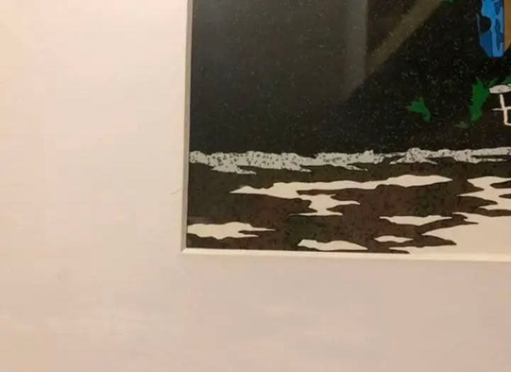 鈴木英人　額縁入りポスター