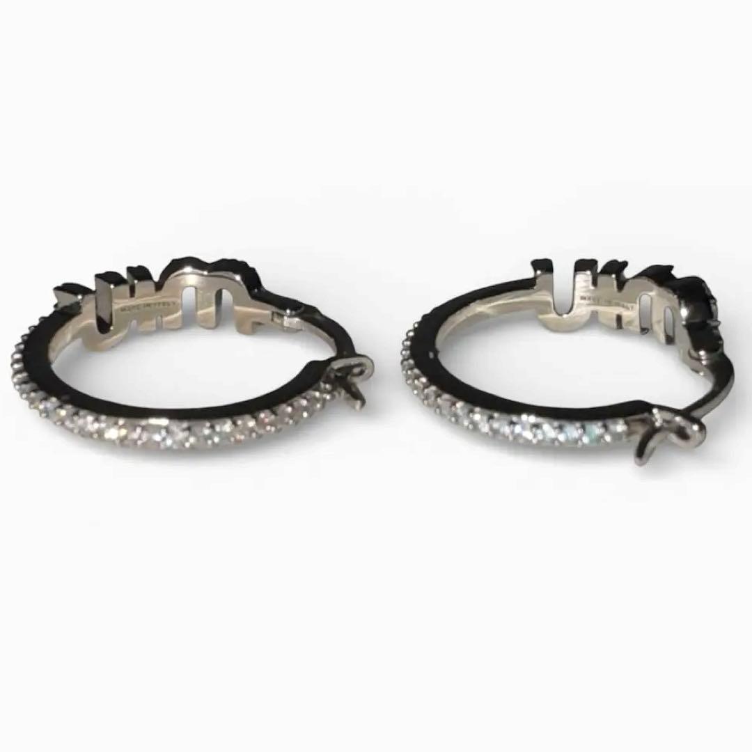 MIUMIUミュウミュウ ピアス 5IO058 2DNC ロゴ入り