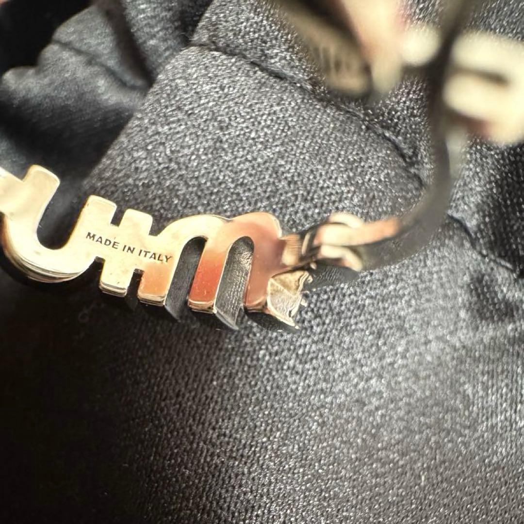 MIUMIUミュウミュウ ピアス 5IO058 2DNC ロゴ入り