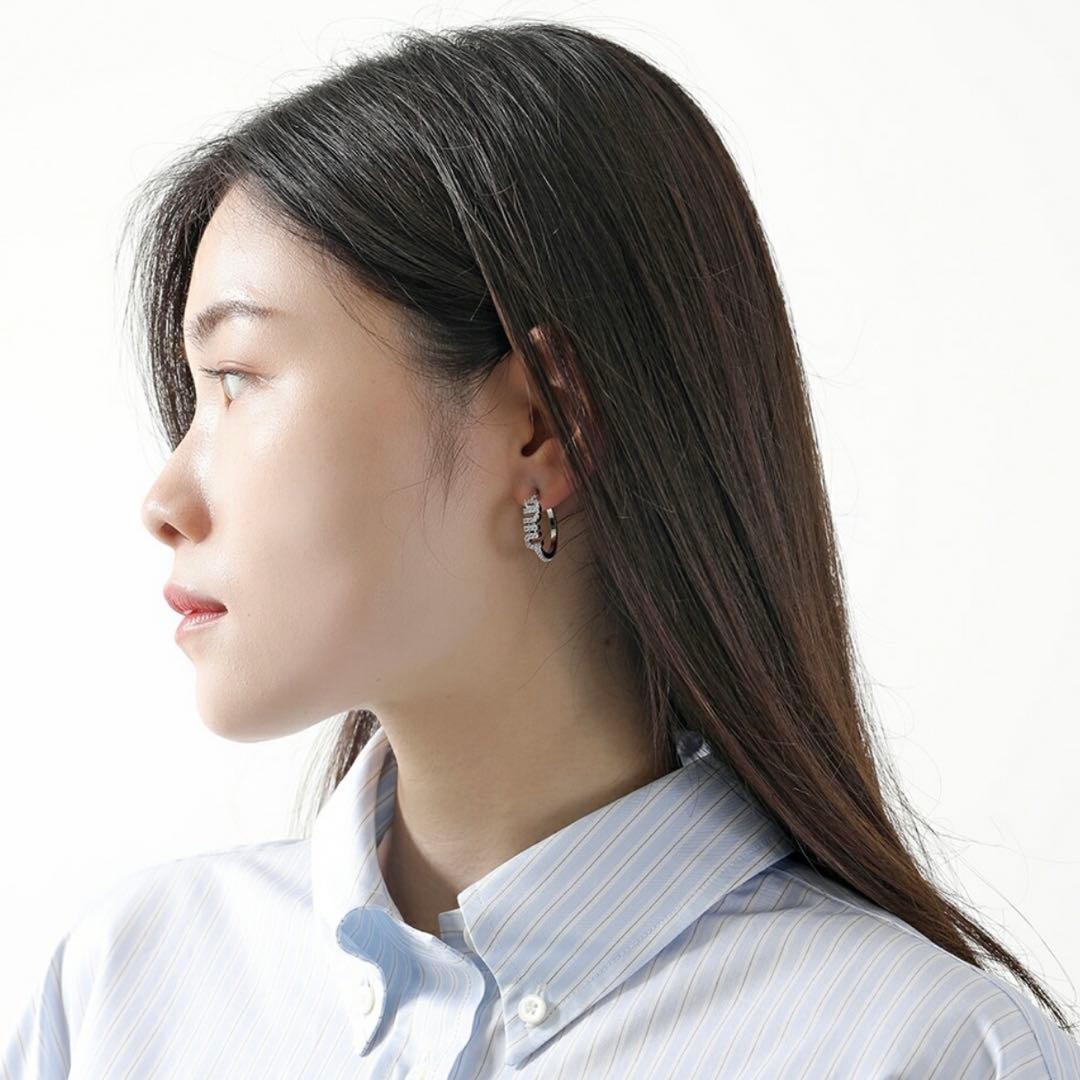 MIUMIUミュウミュウ ピアス 5IO058 2DNC ロゴ入り