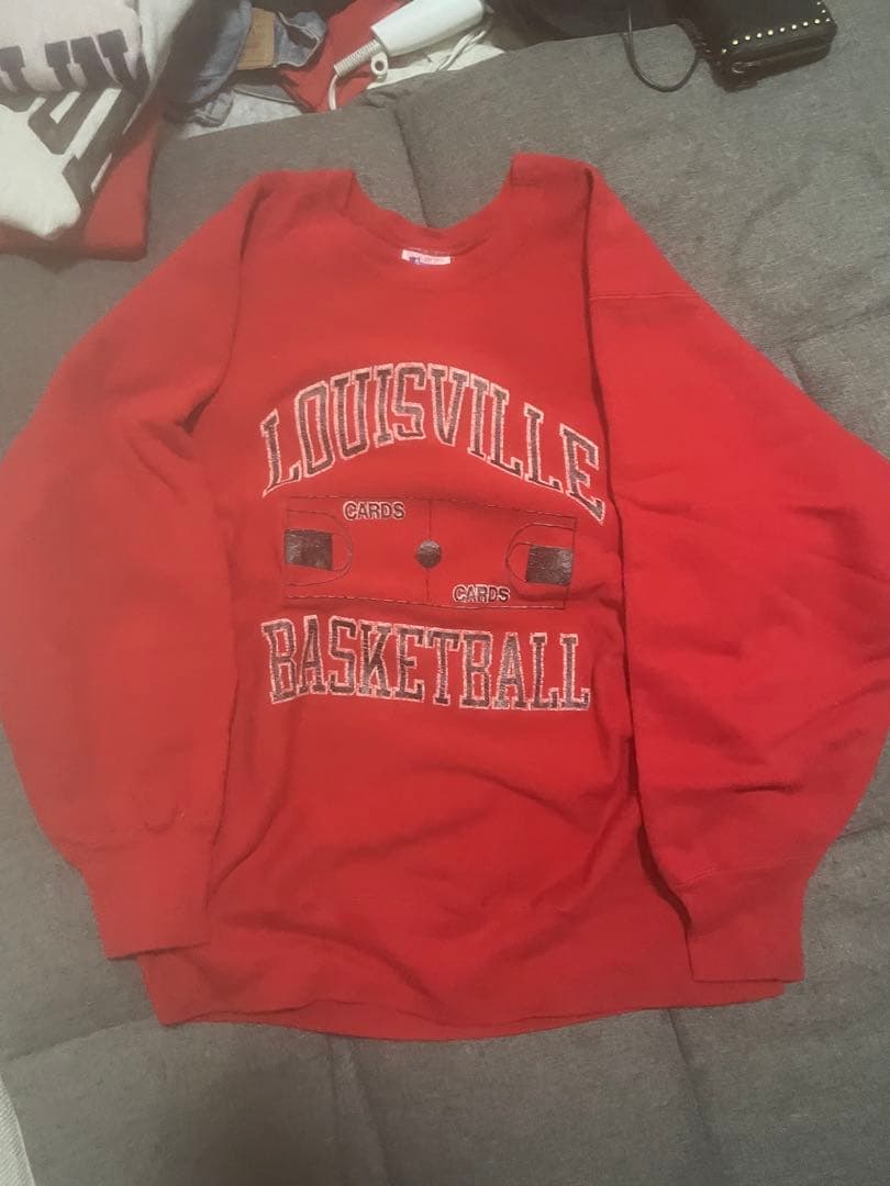 古*ト様 80s チャンピオン リバースウィーブ 3段プリント バスケ トリコタ