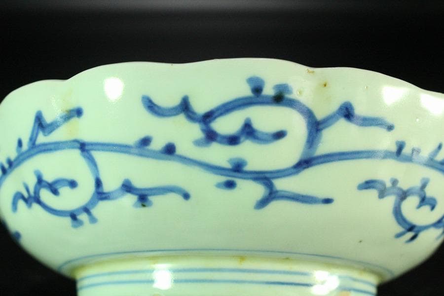 古伊万里 染付 鉢 皿 六点揃 江戸末期(K-A868)