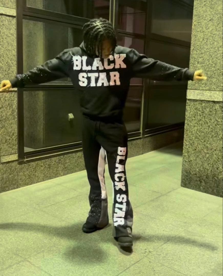 BLACK STAR スウェットセット S