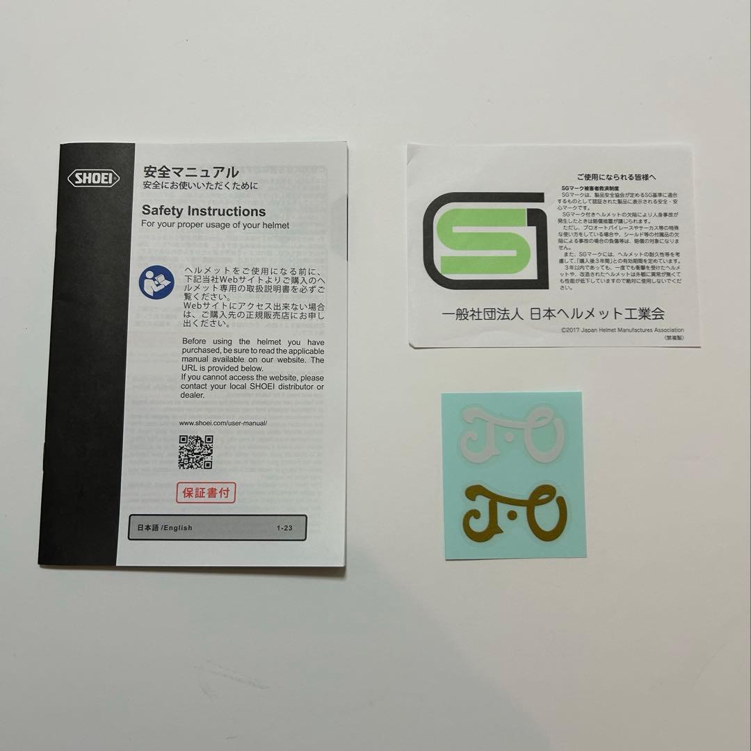 SHOEI J.O ジェットヘルメット　未使用品