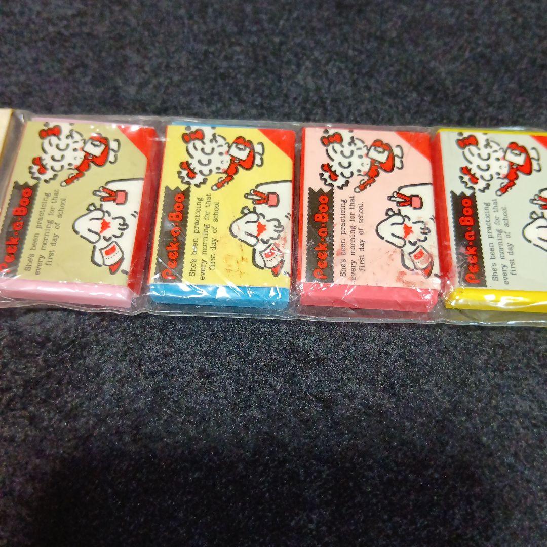 □ 昭和レトロ サンリオ 消しゴム Peek・a・Boo 1977年製 □