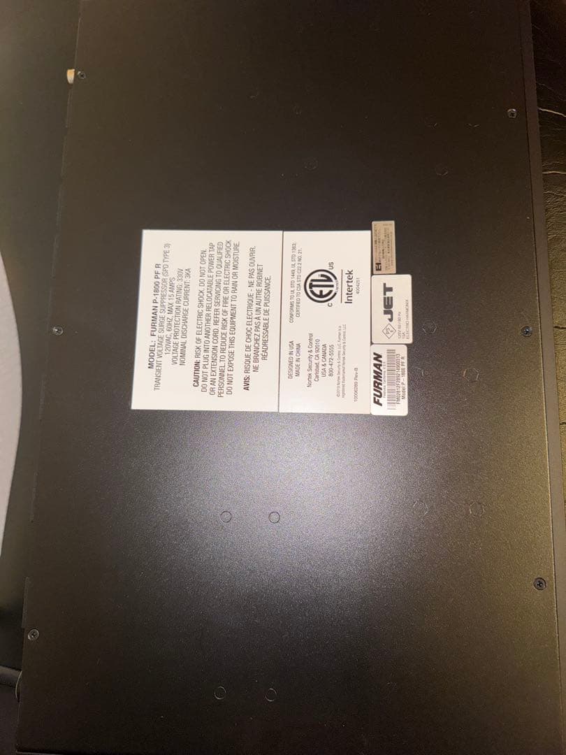 FURMAN ( ファーマン ) P-1800 PFRJ　パワーコンディショナー