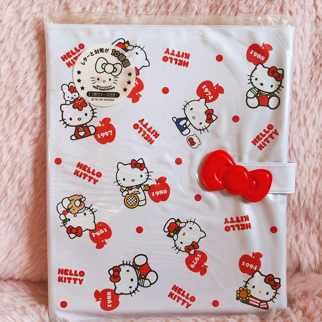 希少レア　ハローキティ　ヒストリカル　レターセット　2009 サンリオ　レトロ